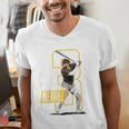 Jackson Merrill San Diego MLB Baseball Player MLBJME202M Men's V-Neck T-Shirt
