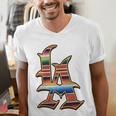 LA Sarape Los Angeles LA Sarape East LA Baseball Mexican Premium Tri-Blend Men's V-Neck T-Shirt LA Sarape Los Angeles LA Sarape East LA Baseball Mexican Premium Tri-Blend Men's V-Neck T-Shirt