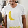 Love Bananas Banana Baseball Men's V-Neck T-Shirt Love Bananas Banana Baseball Men's V-Neck T-Shirt