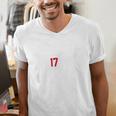 Lovers Baseball Goat 17 Apparel Men Women Kids Men's V-Neck T-Shirt