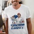 Mike Trout Los Angeles A MLB Baseball Players MLBMTR302N Men's V-Neck T-Shirt Mike Trout Los Angeles A MLB Baseball Players MLBMTR302N Men's V-Neck T-Shirt