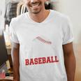 Proud Sister Of A Baseball Senior Class Of 2026 Graduation Men's V-Neck T-Shirt Proud Sister Of A Baseball Senior Class Of 2026 Graduation Men's V-Neck T-Shirt