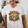 Spring Training 2026 Baseball Vintage Sunset Premium Tri-Blend Men's V-Neck T-Shirt Spring Training 2026 Baseball Vintage Sunset Premium Tri-Blend Men's V-Neck T-Shirt