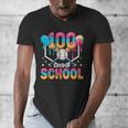 100 Days Of School Baseball Boys Ice Cream Drip 100th Day Men's V-Neck T-Shirt 100 Days Of School Baseball Boys Ice Cream Drip 100th Day Men's V-Neck T-Shirt