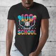 100 Days Of School Baseball Boys Kids 100th Day Of School Men's V-Neck T-Shirt 100 Days Of School Baseball Boys Kids 100th Day Of School Men's V-Neck T-Shirt