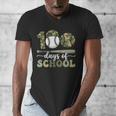 100 Days Of School Baseball Camo Art For Boys Kids Students Men's V-Neck T-Shirt 100 Days Of School Baseball Camo Art For Boys Kids Students Men's V-Neck T-Shirt