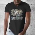 100 Days Of School Baseball Camo Camo Cap Boy School Men's V-Neck T-Shirt