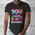 100 Days Of School Baseball Donut Dripping Teacher Boys Kids Men's V-Neck T-Shirt 100 Days Of School Baseball Donut Dripping Teacher Boys Kids Men's V-Neck T-Shirt