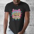 100 Days Of School Baseball Drip Boys Kids 100th Day Men's V-Neck T-Shirt 100 Days Of School Baseball Drip Boys Kids 100th Day Men's V-Neck T-Shirt