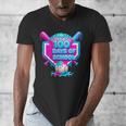 100 Days Of School Baseball Drip 100 Days For Boys And Kids Men's V-Neck T-Shirt 100 Days Of School Baseball Drip 100 Days For Boys And Kids Men's V-Neck T-Shirt
