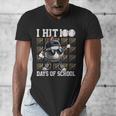 100 Days Of School Boys Kids 100th Day Balls Baseball Kids Men's V-Neck T-Shirt