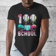 100 Days Of School Boys Kids 100th Day Of School Baseball Men's V-Neck T-Shirt 100 Days Of School Boys Kids 100th Day Of School Baseball Men's V-Neck T-Shirt