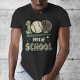 100 Days Of School Teacher Camo Baseball Boys Toddler Kids Men's V-Neck T-Shirt