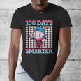 100 Days Smarter Baseball Drip Boys 100 Days Of School Kids Men's V-Neck T-Shirt 100 Days Smarter Baseball Drip Boys 100 Days Of School Kids Men's V-Neck T-Shirt