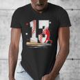 13 Years Old Baseball Birthday Boy 13th Bday Party Men's V-Neck T-Shirt