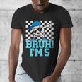 5th Birthday Dabbing Baseball Boys Bruh I'm 5 Year Old Men's V-Neck T-Shirt