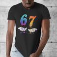 6 7 Six Seven Meme Hands Ice Cream Baseball Drip Boy Girl Men's V-Neck T-Shirt 6 7 Six Seven Meme Hands Ice Cream Baseball Drip Boy Girl Men's V-Neck T-Shirt