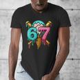 67 Baseball Ice Cream Drip Kids Men's V-Neck T-Shirt 67 Baseball Ice Cream Drip Kids Men's V-Neck T-Shirt