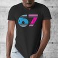 67 Crayon Cool Baseball Crayon 6 7 67 Men's V-Neck T-Shirt 67 Crayon Cool Baseball Crayon 6 7 67 Men's V-Neck T-Shirt