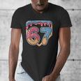 67 Ice Cream Drip Meme Baseball Men's V-Neck T-Shirt 67 Ice Cream Drip Meme Baseball Men's V-Neck T-Shirt