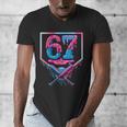 67 Six Seven Baseball Ice Cream Drip Cool Meme 67 Men's V-Neck T-Shirt 67 Six Seven Baseball Ice Cream Drip Cool Meme 67 Men's V-Neck T-Shirt
