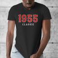 70 Year Old 1955 Classic Baseball Fan 70th Birthday Men's V-Neck T-Shirt