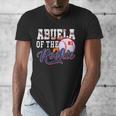 Abuela Rookie Of Year 1st Birthday Baseball Theme Matching Men's V-Neck T-Shirt Abuela Rookie Of Year 1st Birthday Baseball Theme Matching Men's V-Neck T-Shirt