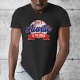 Auntie Rookie Of Year 1st Birthday Baseball Theme Matching Men's V-Neck T-Shirt
