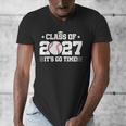 Back To School 2027 Baseball 2027 Graduation Class Of 2027 Men's V-Neck T-Shirt