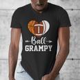 Ball Grampy Basketball Football Baseball Player Men's V-Neck T-Shirt Ball Grampy Basketball Football Baseball Player Men's V-Neck T-Shirt