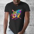 Banana Baseball 67 Ice Cream Drip Meme Men's V-Neck T-Shirt Banana Baseball 67 Ice Cream Drip Meme Men's V-Neck T-Shirt