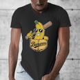 Banana Baseball Fruit Men's V-Neck T-Shirt Banana Baseball Fruit Men's V-Neck T-Shirt