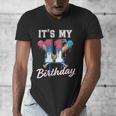 Baseball 11 Year Old Ice Cream Drip 11th Birthday Boys Men's V-Neck T-Shirt Baseball 11 Year Old Ice Cream Drip 11th Birthday Boys Men's V-Neck T-Shirt