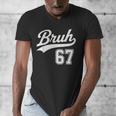 Baseball 6 7 Bruh Number 67 Six Seven Meme Boys Kids Men's V-Neck T-Shirt Baseball 6 7 Bruh Number 67 Six Seven Meme Boys Kids Men's V-Neck T-Shirt
