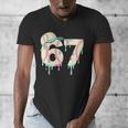 Baseball 67 Drip Six Seven Baseball Dripping Boys Kids Men's V-Neck T-Shirt Baseball 67 Drip Six Seven Baseball Dripping Boys Kids Men's V-Neck T-Shirt