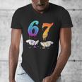 Baseball 67 Ice Cream Drip Six Seven Boys Meme Men's V-Neck T-Shirt