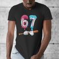 Baseball 67 Ice Cream Drip Six Seven Boys Men's V-Neck T-Shirt Baseball 67 Ice Cream Drip Six Seven Boys Men's V-Neck T-Shirt