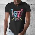 Baseball 67 Ice Cream Drip Six Seven Meme Boy Girl Kid Men's V-Neck T-Shirt