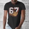 Baseball 67 Six Seven Alpha Slang 6 7 Meme Kids Teachers Boy Men's V-Neck T-Shirt Baseball 67 Six Seven Alpha Slang 6 7 Meme Kids Teachers Boy Men's V-Neck T-Shirt