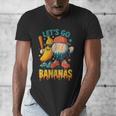 Baseball Banana Sports Drip Art For Kids Men's V-Neck T-Shirt Baseball Banana Sports Drip Art For Kids Men's V-Neck T-Shirt