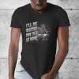Baseball Catcher Waiting For You At Home Player Quote Men's V-Neck T-Shirt
