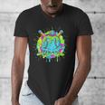 Baseball Drip For Boys Ice Cream Drip Youth Boys Baseball Men's V-Neck T-Shirt