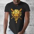 Baseball Drip Ice Cream Camo Cool Men's V-Neck T-Shirt