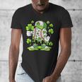 Baseball Drip Ice Cream Shamrock Irish St Patricks Men Men's V-Neck T-Shirt Baseball Drip Ice Cream Shamrock Irish St Patricks Men Men's V-Neck T-Shirt