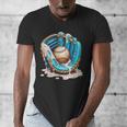 Baseball Drip Ice Cream Sprinkless Glove Boy Kid Men's V-Neck T-Shirt Baseball Drip Ice Cream Sprinkless Glove Boy Kid Men's V-Neck T-Shirt