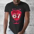 Baseball Drip Ice Cream Valentine Youth Boys Girls Sport Men's V-Neck T-Shirt Baseball Drip Ice Cream Valentine Youth Boys Girls Sport Men's V-Neck T-Shirt