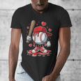 Baseball Drip Icecream Apparel Youth Boy Valentine Men's V-Neck T-Shirt Baseball Drip Icecream Apparel Youth Boy Valentine Men's V-Neck T-Shirt