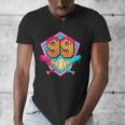 Baseball Drip Jersey Number 99 For Players & 99th Birthday Men's V-Neck T-Shirt Baseball Drip Jersey Number 99 For Players & 99th Birthday Men's V-Neck T-Shirt