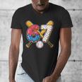 Baseball Drip Number 67 Player 67th Birthday Meme Men's V-Neck T-Shirt Baseball Drip Number 67 Player 67th Birthday Meme Men's V-Neck T-Shirt