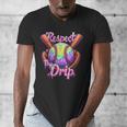 Baseball Drip Respect The Drip Purple Ice Cream Sprinkles Men's V-Neck T-Shirt